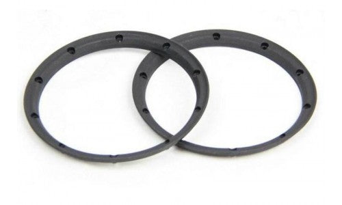 Inner Beadlocks NEW Design - BLACK - 2PCS | Rovan Sports