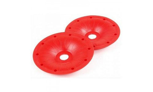 Outer Sealed Beadlocks Rear RED - 2PCS | Rovan Sports