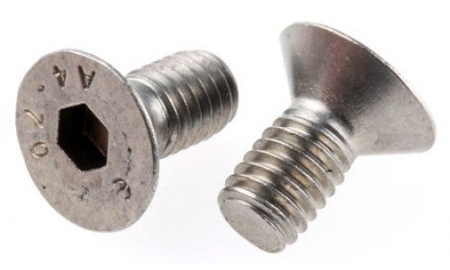 Chassis Screws M6x14 Countersunk - 10Pcs - BLACK| Rovan Sports