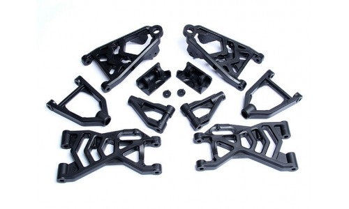 Heavy Duty Control Arm Set Black | Rovan Sports