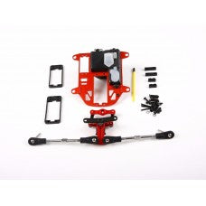 Symmetrical Steering Conversion (Alloy Kit) RED | Rovan Sports
