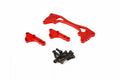 Adjustable CNC Rear Shock Mount - RED | Rovan Sports
