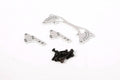 Adjustable CNC Rear Shock Mount - SILVER | Rovan Sports