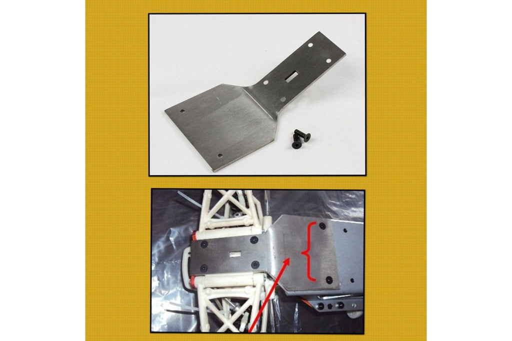 Chassis Strengthening Plate 2mm POLISHED | EZR