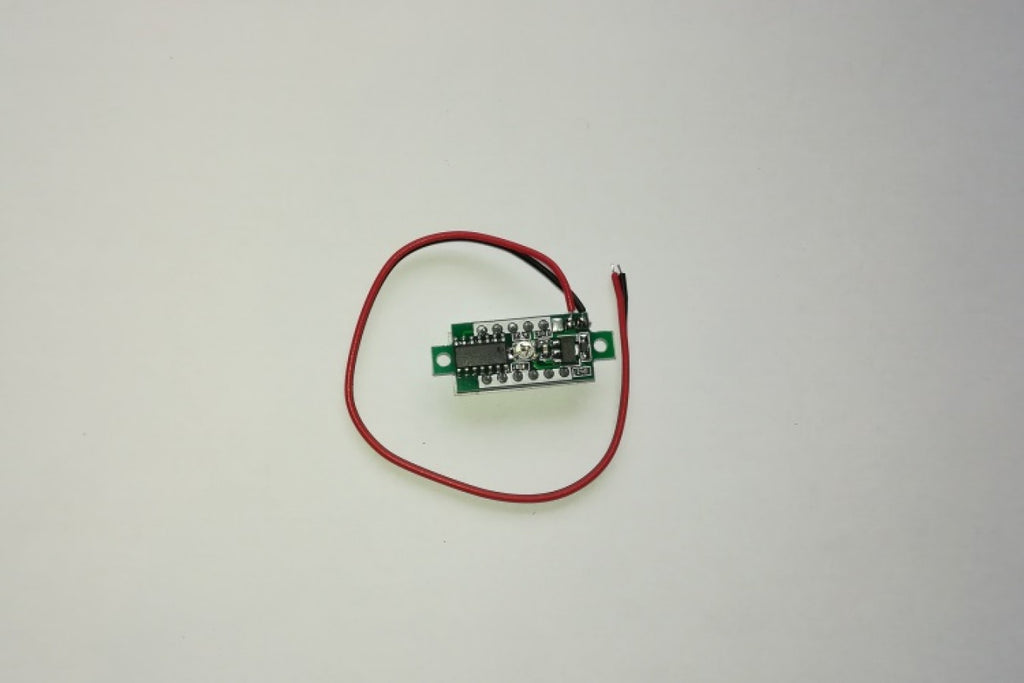 LED Voltmeter WHITE│ Ezee Racing